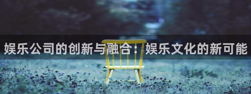 韦德1946娱乐手机版：娱乐公司的创新与融合：娱乐文化的新可能